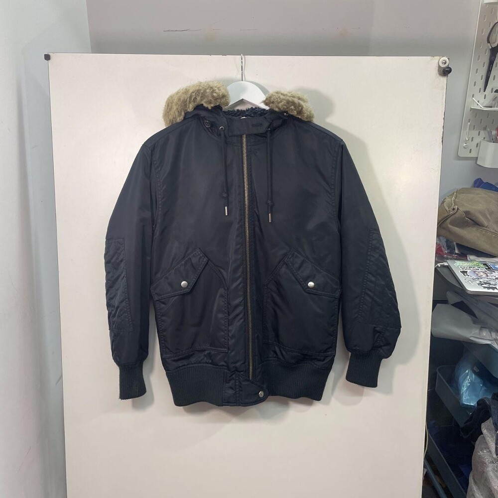 J.Crew Men's Black and Navy Jacket